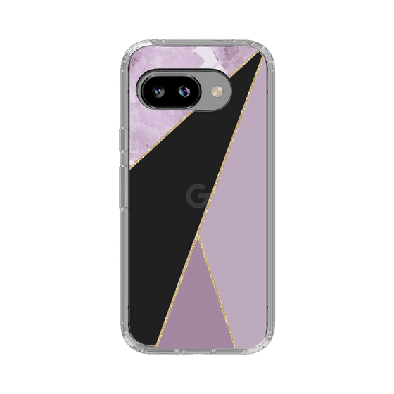 スリムプロテクションケース［ マーブルトライアングルパレット - Purple ］
