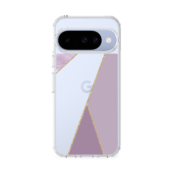 スリムプロテクションケース［ マーブルトライアングルパレット - Purple ］