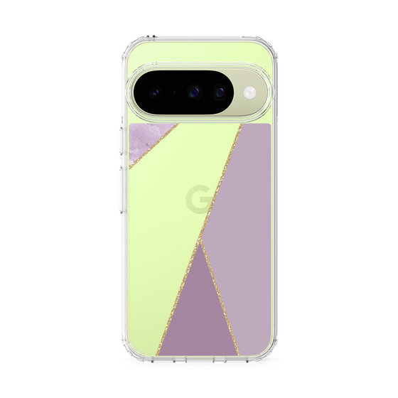 スリムプロテクションケース［ マーブルトライアングルパレット - Purple ］