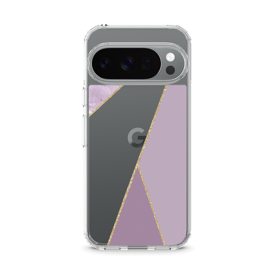 スリムプロテクションケース［ マーブルトライアングルパレット - Purple ］