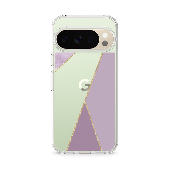 スリムプロテクションケース［ マーブルトライアングルパレット - Purple ］