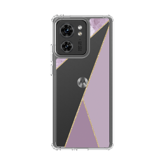 スリムプロテクションケース［ マーブルトライアングルパレット - Purple ］