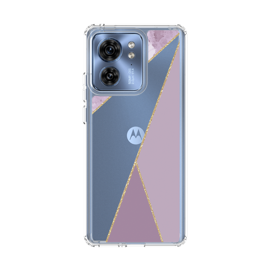 スリムプロテクションケース［ マーブルトライアングルパレット - Purple ］