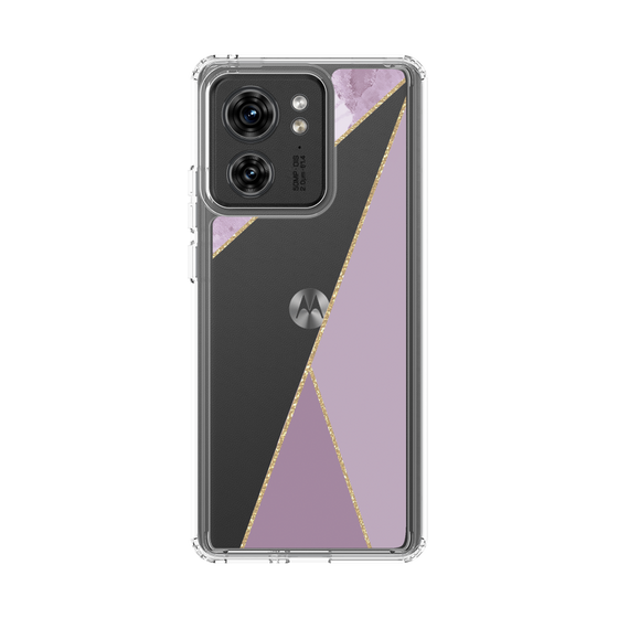 スリムプロテクションケース［ マーブルトライアングルパレット - Purple ］