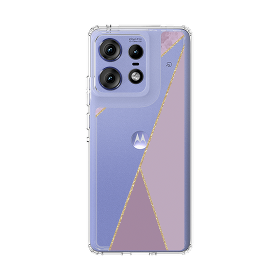 スリムプロテクションケース［ マーブルトライアングルパレット - Purple ］
