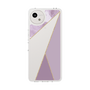 スリムプロテクションケース［ マーブルトライアングルパレット - Purple ］