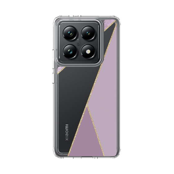 スリムプロテクションケース［ マーブルトライアングルパレット - Purple ］