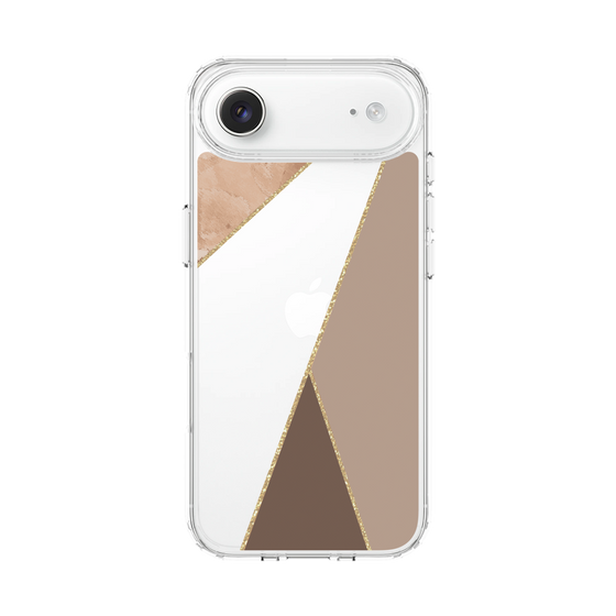 スリムプロテクションケース［ マーブルトライアングルパレット - Brown ］