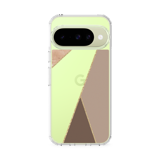 スリムプロテクションケース［ マーブルトライアングルパレット - Brown ］