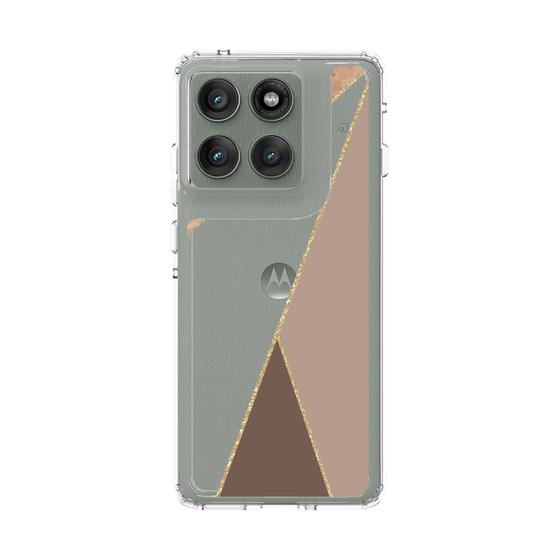 スリムプロテクションケース［ マーブルトライアングルパレット - Brown ］