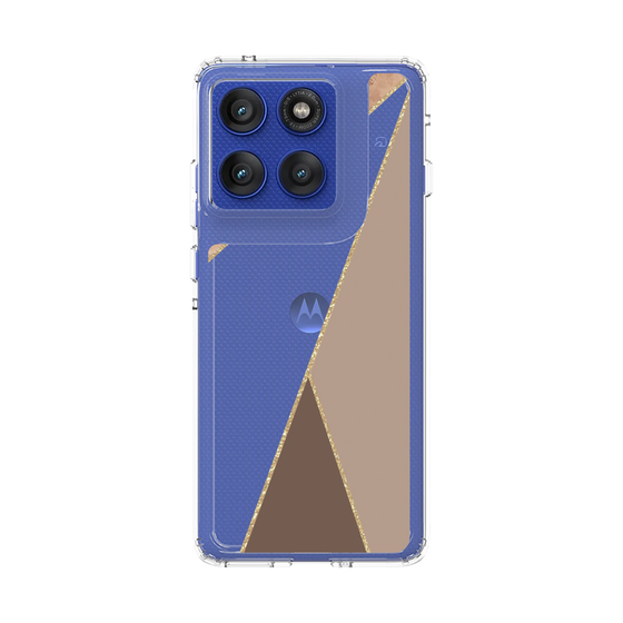 スリムプロテクションケース［ マーブルトライアングルパレット - Brown ］