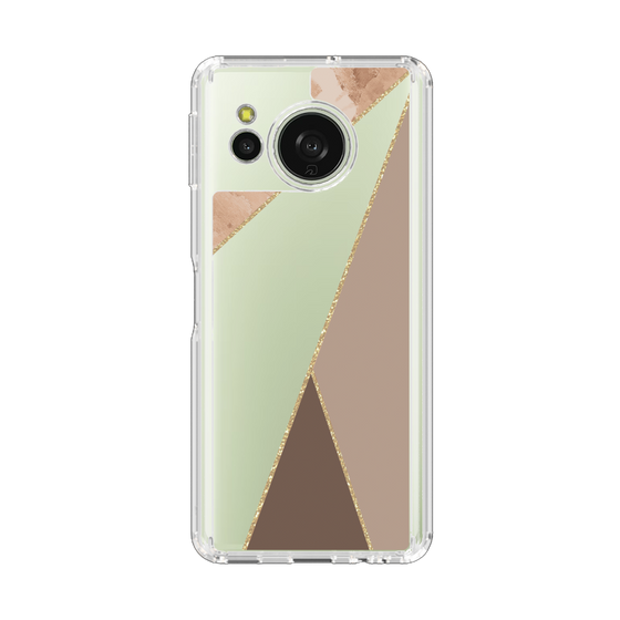 スリムプロテクションケース［ マーブルトライアングルパレット - Brown ］