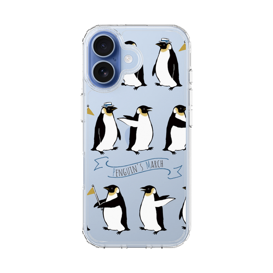 スリムプロテクションケース［ キュートペンギンマーチ ］