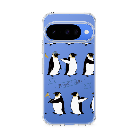 スリムプロテクションケース［ キュートペンギンマーチ ］