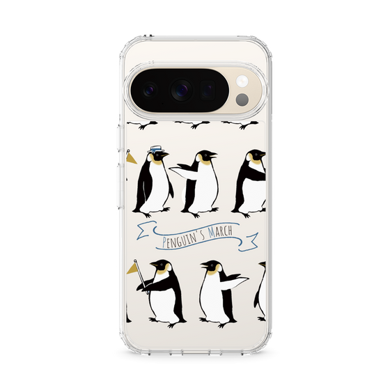 スリムプロテクションケース［ キュートペンギンマーチ ］