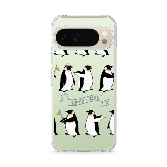 スリムプロテクションケース［ キュートペンギンマーチ ］