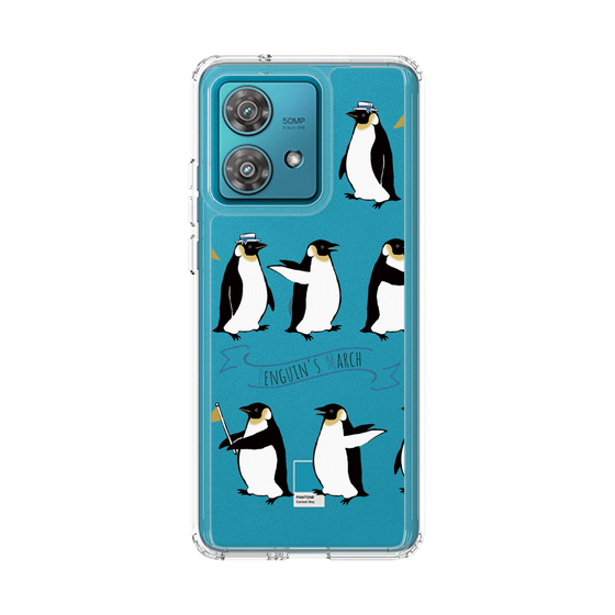 スリムプロテクションケース［ キュートペンギンマーチ ］
