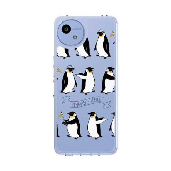 スリムプロテクションケース［ キュートペンギンマーチ ］