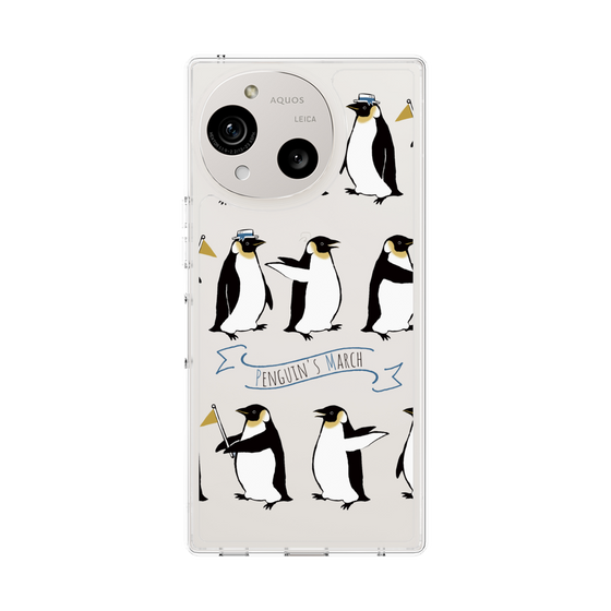 スリムプロテクションケース［ キュートペンギンマーチ ］