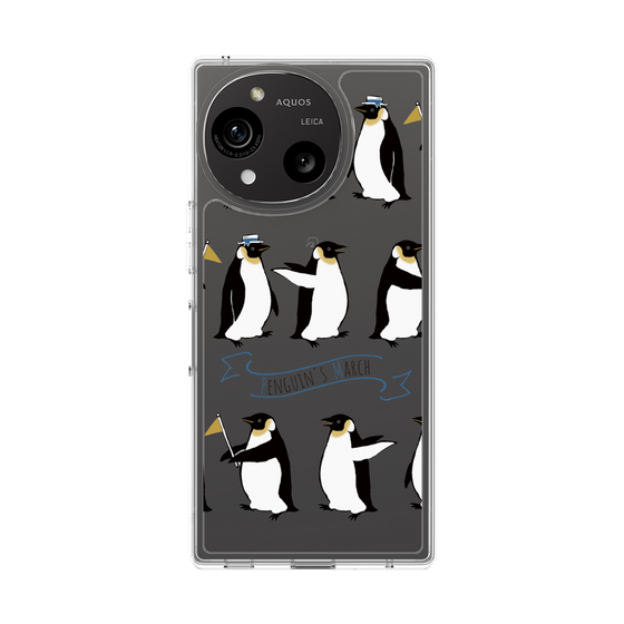 スリムプロテクションケース［ キュートペンギンマーチ ］