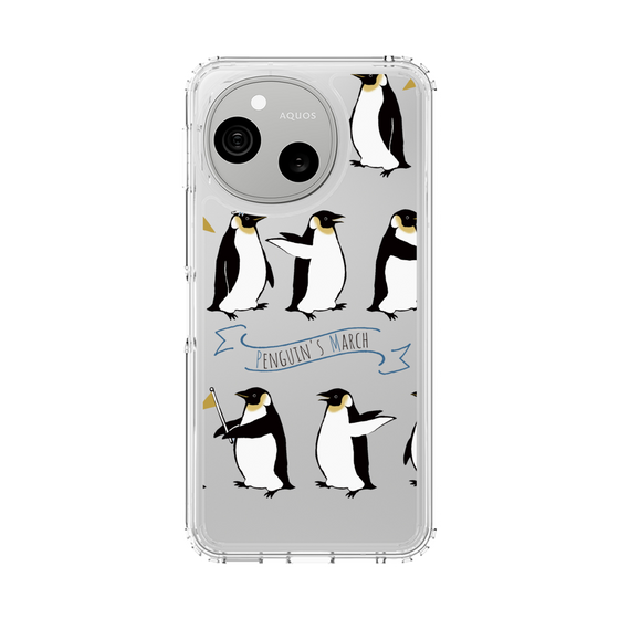 スリムプロテクションケース［ キュートペンギンマーチ ］