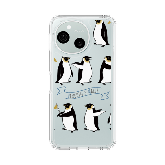 スリムプロテクションケース［ キュートペンギンマーチ ］