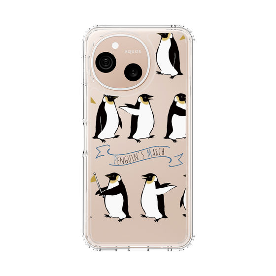 スリムプロテクションケース［ キュートペンギンマーチ ］