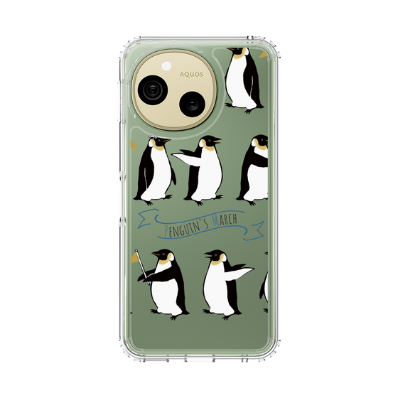スリムプロテクションケース［ キュートペンギンマーチ ］