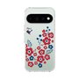 スリムプロテクションケース［ 北欧フラワーバード ］