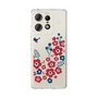 スリムプロテクションケース［ 北欧フラワーバード ］