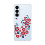 スリムプロテクションケース［ 北欧フラワーバード ］