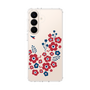 スリムプロテクションケース［ 北欧フラワーバード ］