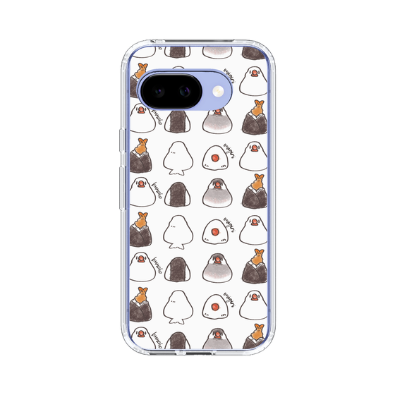 スリムプロテクションケース［ おにぎり文鳥たまに天むす ］