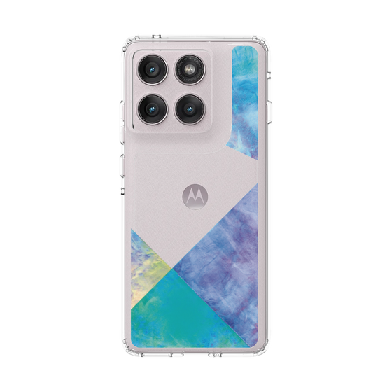 スリムプロテクションケース［ 朝焼けパステルパレット - Blue ］