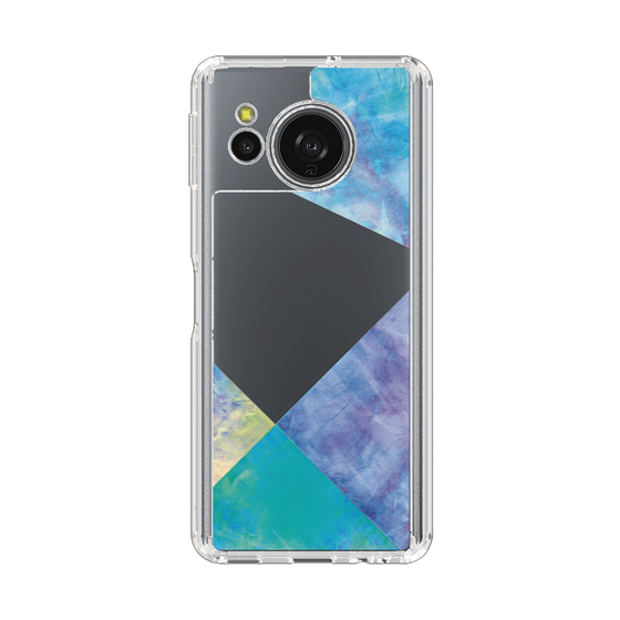 スリムプロテクションケース［ 朝焼けパステルパレット - Blue ］