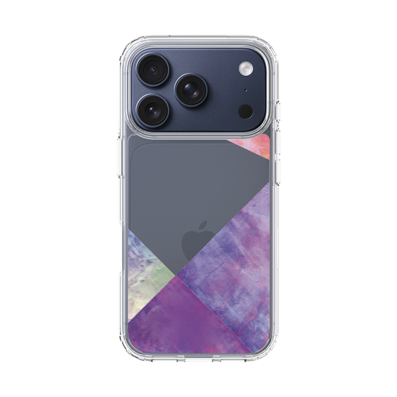スリムプロテクションケース［ 朝焼けパステルパレット - Purple ］