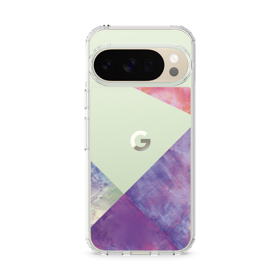 スリムプロテクションケース［ 朝焼けパステルパレット - Purple ］