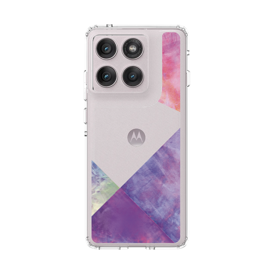 スリムプロテクションケース［ 朝焼けパステルパレット - Purple ］