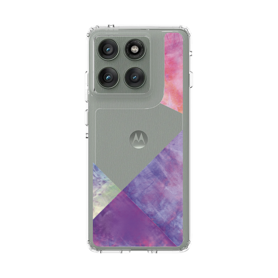 スリムプロテクションケース［ 朝焼けパステルパレット - Purple ］