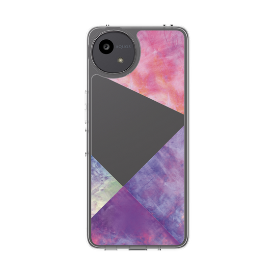 スリムプロテクションケース［ 朝焼けパステルパレット - Purple ］