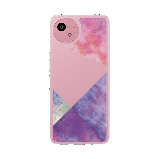 スリムプロテクションケース［ 朝焼けパステルパレット - Purple ］