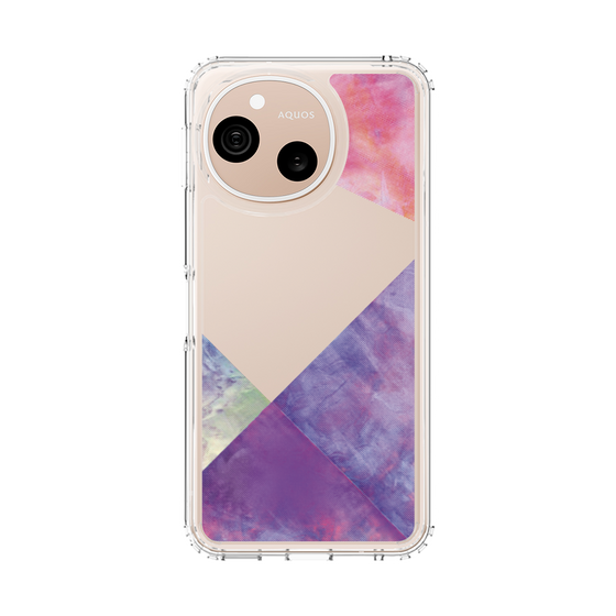 スリムプロテクションケース［ 朝焼けパステルパレット - Purple ］