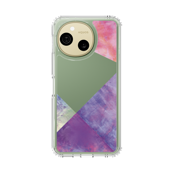 スリムプロテクションケース［ 朝焼けパステルパレット - Purple ］