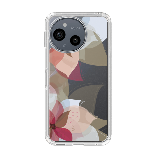 スリムプロテクションケース［ シフォンフラワー ］