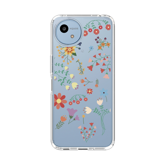 スリムプロテクションケース［ キュートな花柄 ］