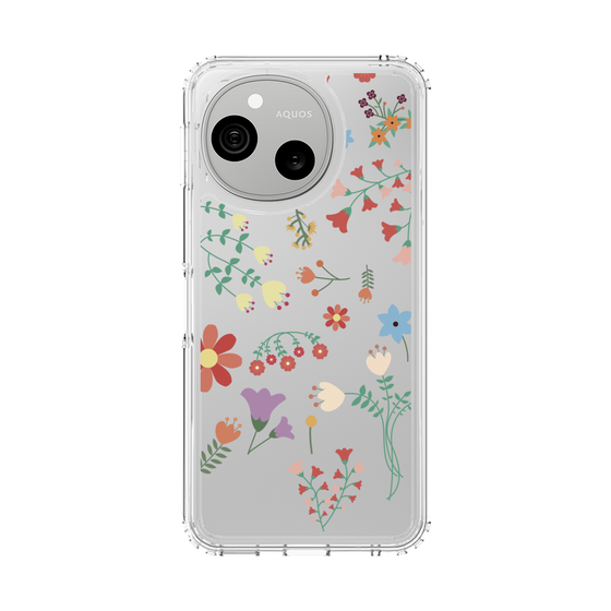 スリムプロテクションケース［ キュートな花柄 ］