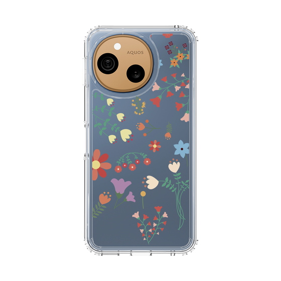 スリムプロテクションケース［ キュートな花柄 ］