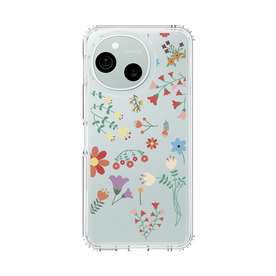 スリムプロテクションケース［ キュートな花柄 ］