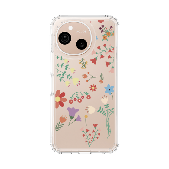 スリムプロテクションケース［ キュートな花柄 ］