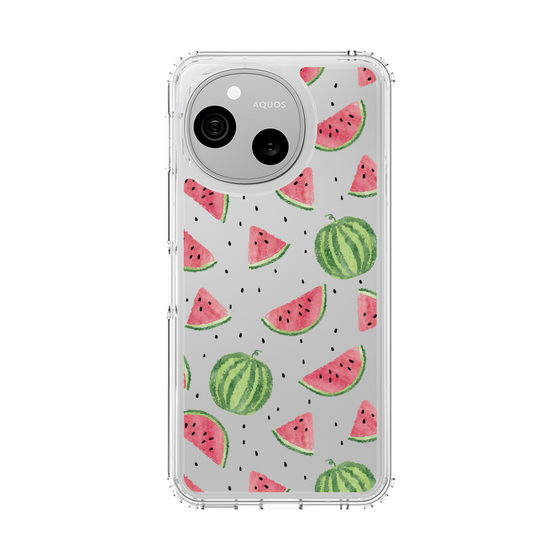 スリムプロテクションケース［ クレヨンスイカ ］